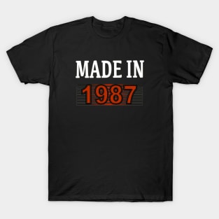 Made in 1987 T-Shirt